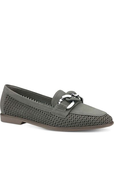 Tamaris Green Loafers Womens Shoes