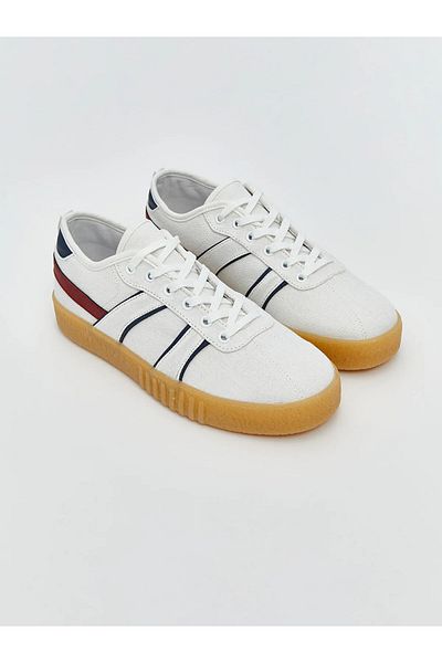 LC Waikiki Ανδρικά αθλητικά παπούτσια STEPS White Lace-Up