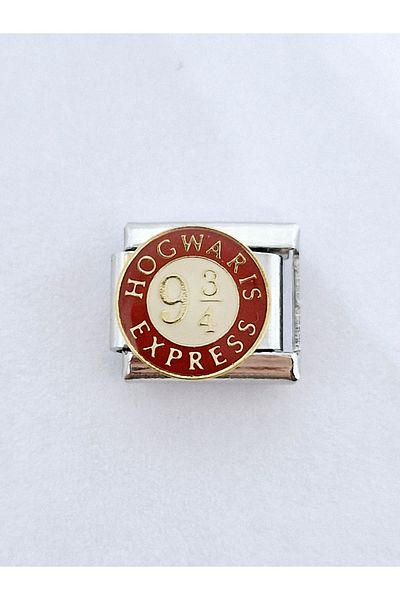RoseCo00 Hogwarts Steel Bracelet Charm - Italian Design