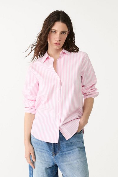 Stradivarius Striped poplin shirt