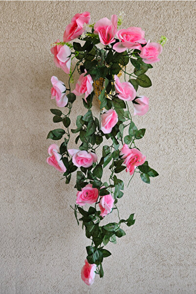 Dekosimge Yapay Sarkan Gül Sarmaşık 5 Dal 100 Cm Pembe