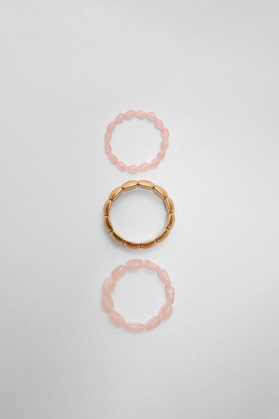 Stradivarius Set of 3 stretch bracelets