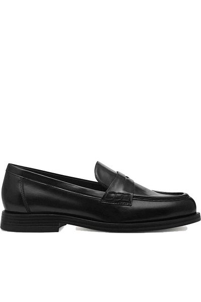Tamaris Black Loafers Womens Shoes