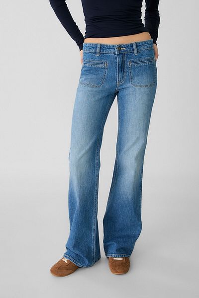Stradivarius Flared jeans with pockets
