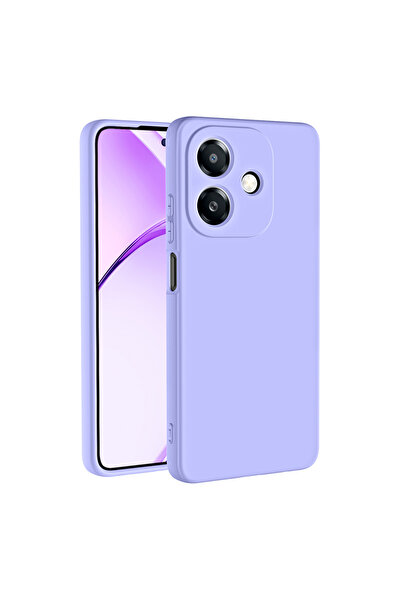 Nezih Case Oppo A3 4G Uyumlu Kamera Korumalı (KADİFE İÇ YÜZEY) Renkli Silikon...