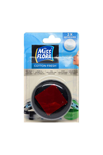 Miss Flora 6 Adet 2'li Paket Çöp Kutusu Doğal Esanslı Konteyner Koku Giderici Önleyici
