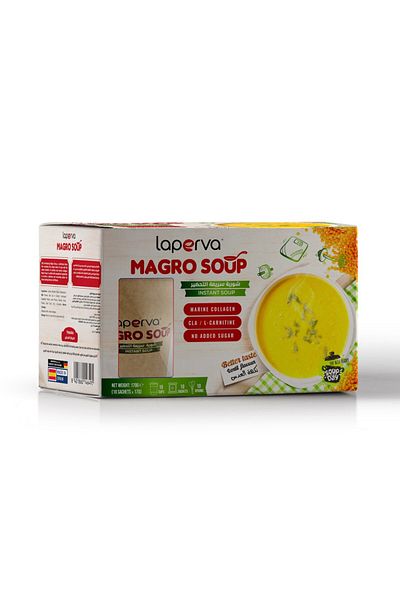 Laperva Magro Soup, 10 sachets, 170 gm, Marine Collagen, CLA & L-Carnitine