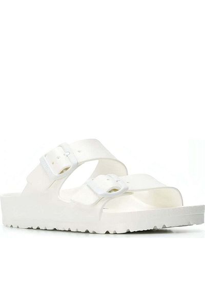 Birkenstock White Slippers Unisex Adults Shoes