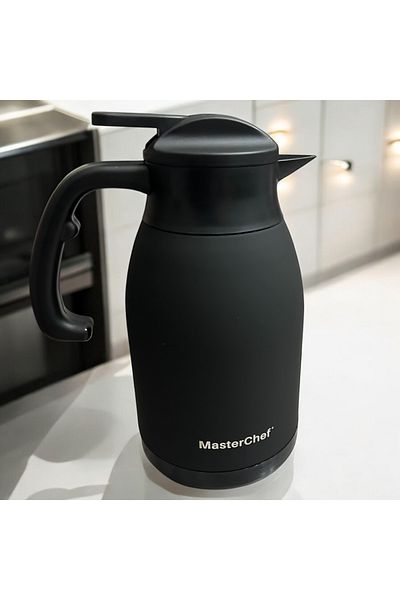 Masterchef Black Steel Thermos - 2 Liters