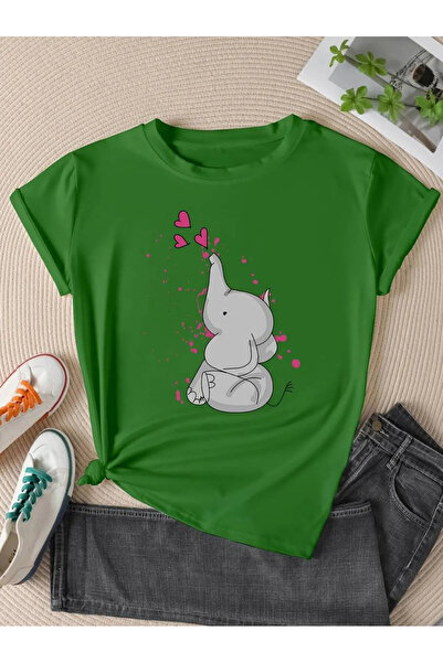 Wish BF Tricou pentru femei cu model elefant iubit