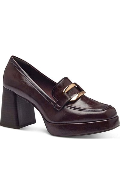 Tamaris Red Loafers Womens Shoes