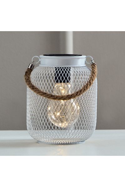 Home Box Sera 8-LED 12VxAAA 200MAH Solar Lantern - 14.5x14.5x16 cm