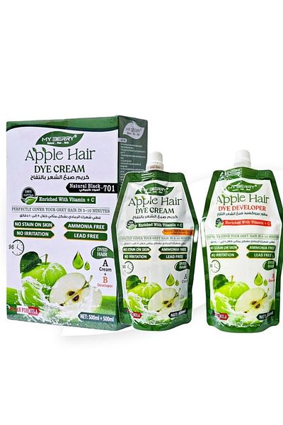 BERRY Natural Black Hair Dye Cream No. 701