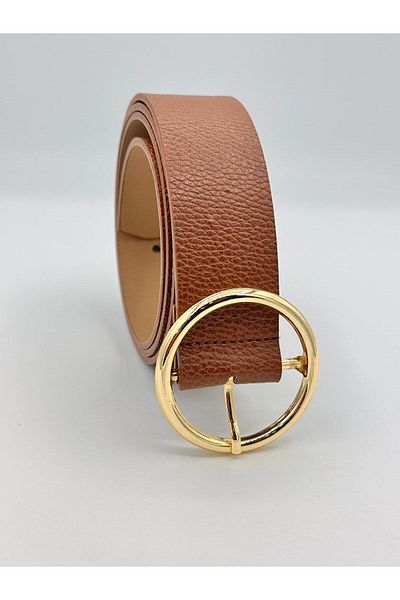 MODAM HİFA 4cm Οβάλ Πόρπη Χρυσή Γυναικεία Ζώνη Παντελόνι Ζώνη Φόρεμα Ζώνη Πουκάμισο Ζώνη Ζώνη Παλτό