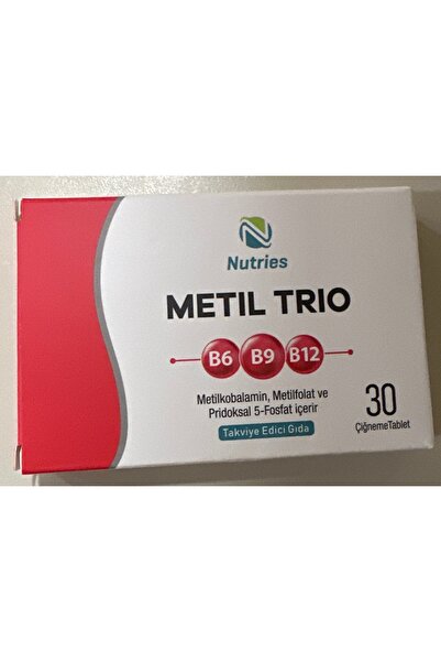 Nutries Metil B12 Çiğneme Tableti