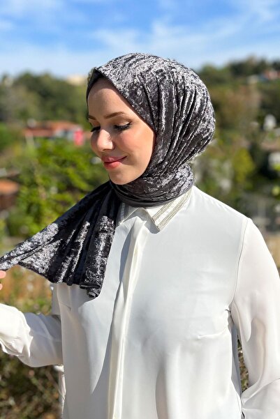 Armine Trend Knitted Shawl 1 - ATS1OR-12 - Smoked
