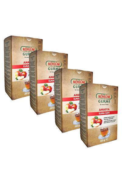 Köylüm Gurme KÖYLÜM GURME AMASYA DOĞAL ELMA ÇAYI 200 Gr 4 Adet