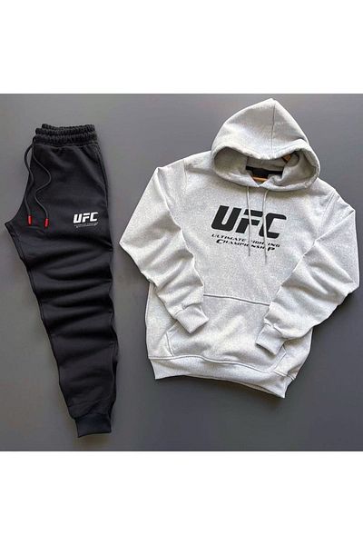 YOHO SPORT UFC Kangaroo Sweatshirt Hoodie + Tracksuit Combination