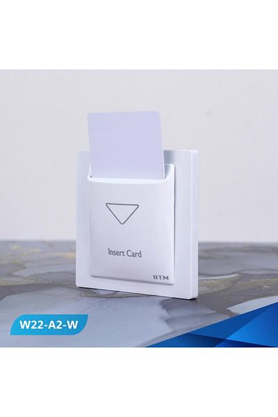 Btm مفتاح بطاقة ابو، ابيض - 10 قطع