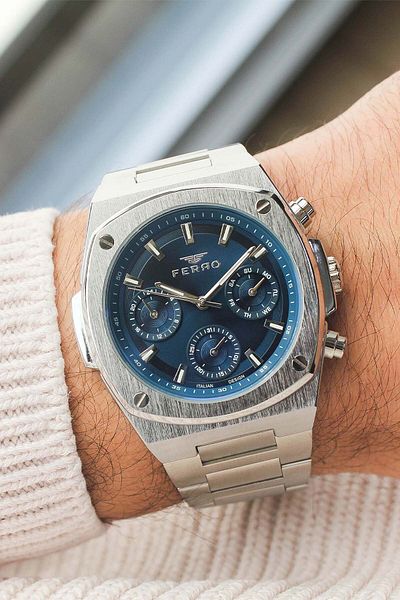 FERRO Fm11555A3 Men's Watch with Steel Band