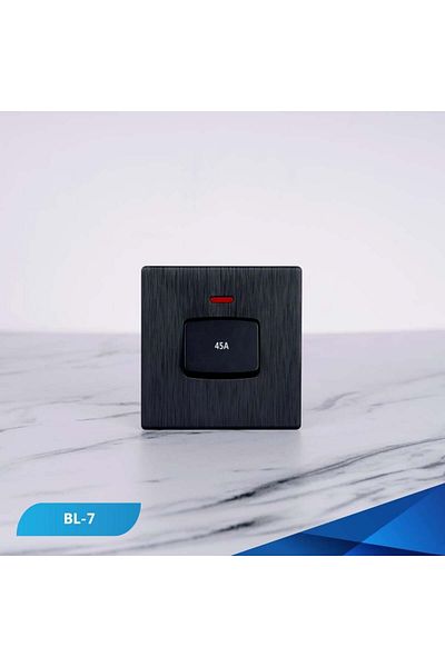 Btm A/C switch 7x7 black wooden piano- 3 pieces