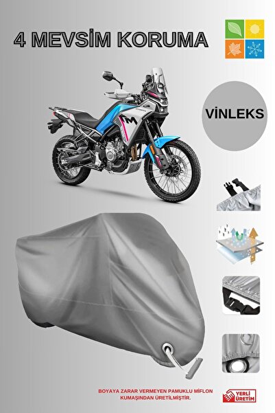 AutoEN GRİ CF Moto 450 MT VİNLEKS KİLİT UYUMLU MOTOR BRANDASI LÜKS KALİTE (PR...