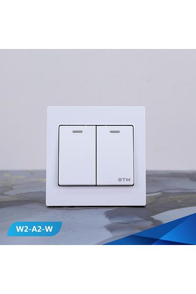 Btm White switch- 2 pieces