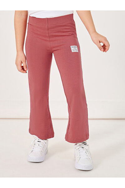 Styli High Rise Flared Legging with Badge