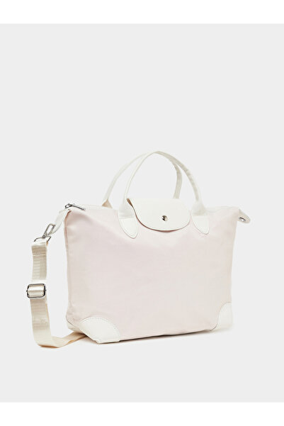 Styli حقيبة رياضية سادة مع أزرار وتفاصيل غطاء