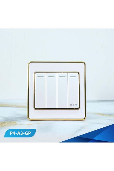 Btm Four-tone gold-colored switch- 2 pieces