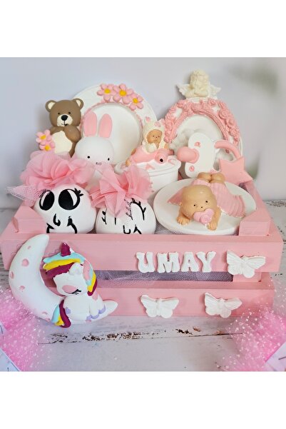 glow moon 40 Uçurma Sepeti  Kırk Uçurma Sepeti   Bebek Hediye Sepeti