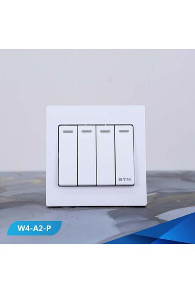 Btm White four-way switch- 3 pieces