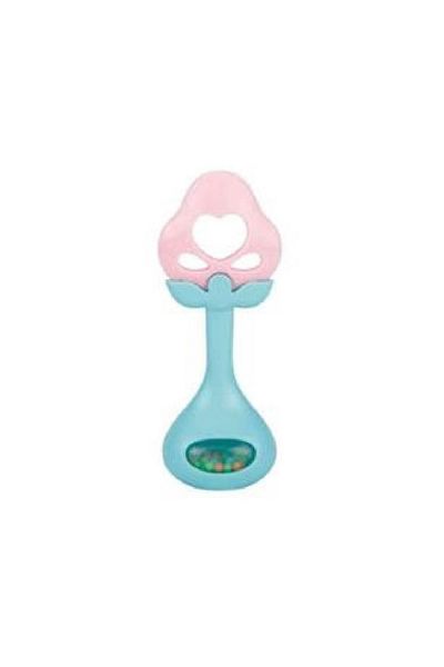 ByCaretta Strawberry Patterned Rattle Teether