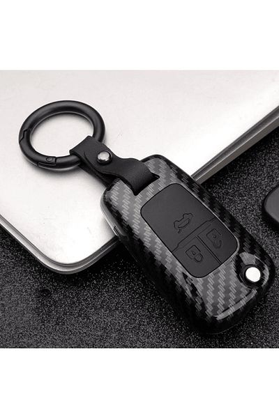 bigkey Chevrolet Cruze Aveo -Opel Astra Insignia Carbon Black Key Case (3 Keys)