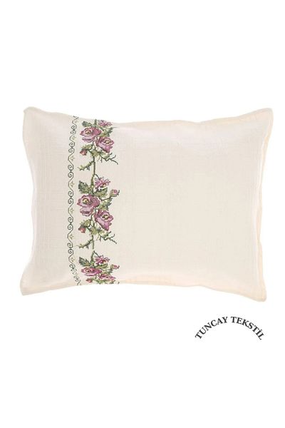 TUNCAY TEKSTİL Cotton Lace Canvas Bedspread Set