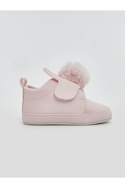 LC Waikiki Lcw Steps Baby Girl Sneakers with Pompom Detail
