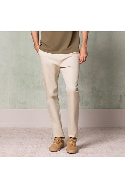 Giordano Men's Stretch Twill Khaki Pants