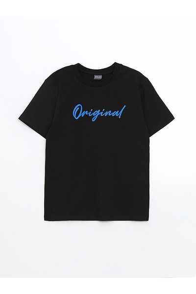 LC Waikiki Μπλουζάκι LCW ECO Crew με στάμπα για αγόρια