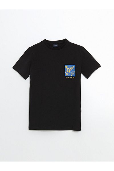 LC Waikiki Tricou pentru băiat cu gât crew de sezon nou - S5K377Z4