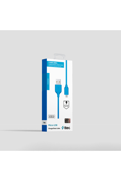 Ttec Micro Usb Kablosu-- Mavi