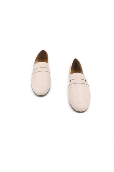 ENDİCAN 517 100 Women's Genuine Leather Shoes Powder