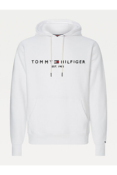 Tommy Hilfiger erkek tommy logo kapüşonlu sweatshirt