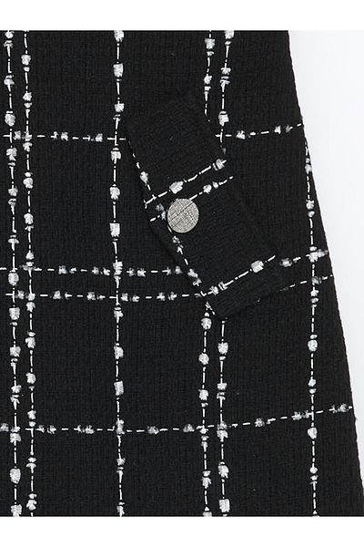 LC Waikiki Girl's Tweed Shorts Skirt with Elastic Waist