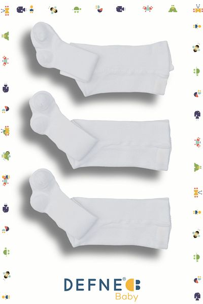 Defne Baby 3 Patterned Girls and Baby Pantyhose