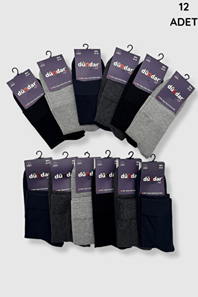 Pamuksu 7040 Model Men's Dündar Sole Towel - Pack of 12