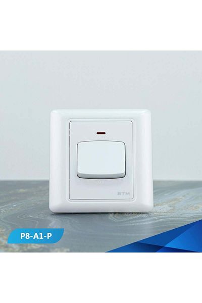 Btm Air conditioner switch, 7×7, 45 amp, twisted Pearl gold- 100 pieces