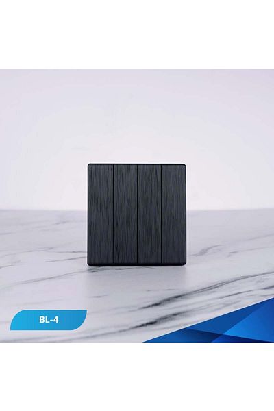 Btm Black Wooden Piano Quad switch- 10 pieces