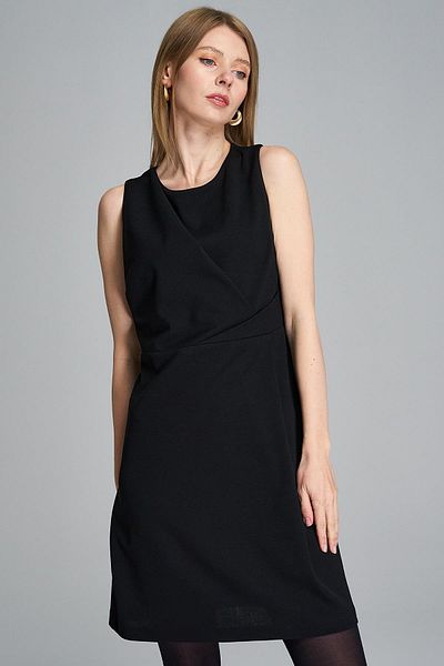 Journey O Neck-Front Wrap Detail, Dress