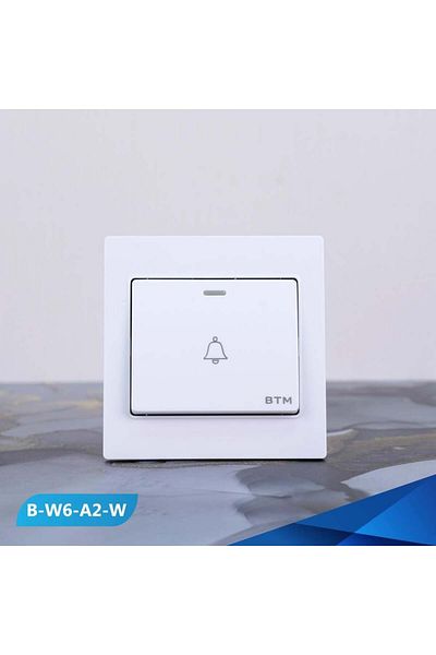 Btm White bell switch- 6 pieces