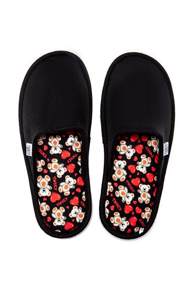 Twigy Amore Black Women's House Slippers - Size 36/41